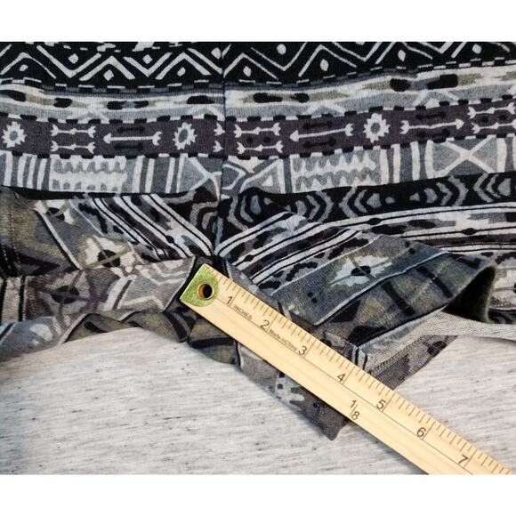 Ethnic Chevron Print Shorts Elastic Waist Soft Feel Mens Size 3XL - Picture 6 of 8